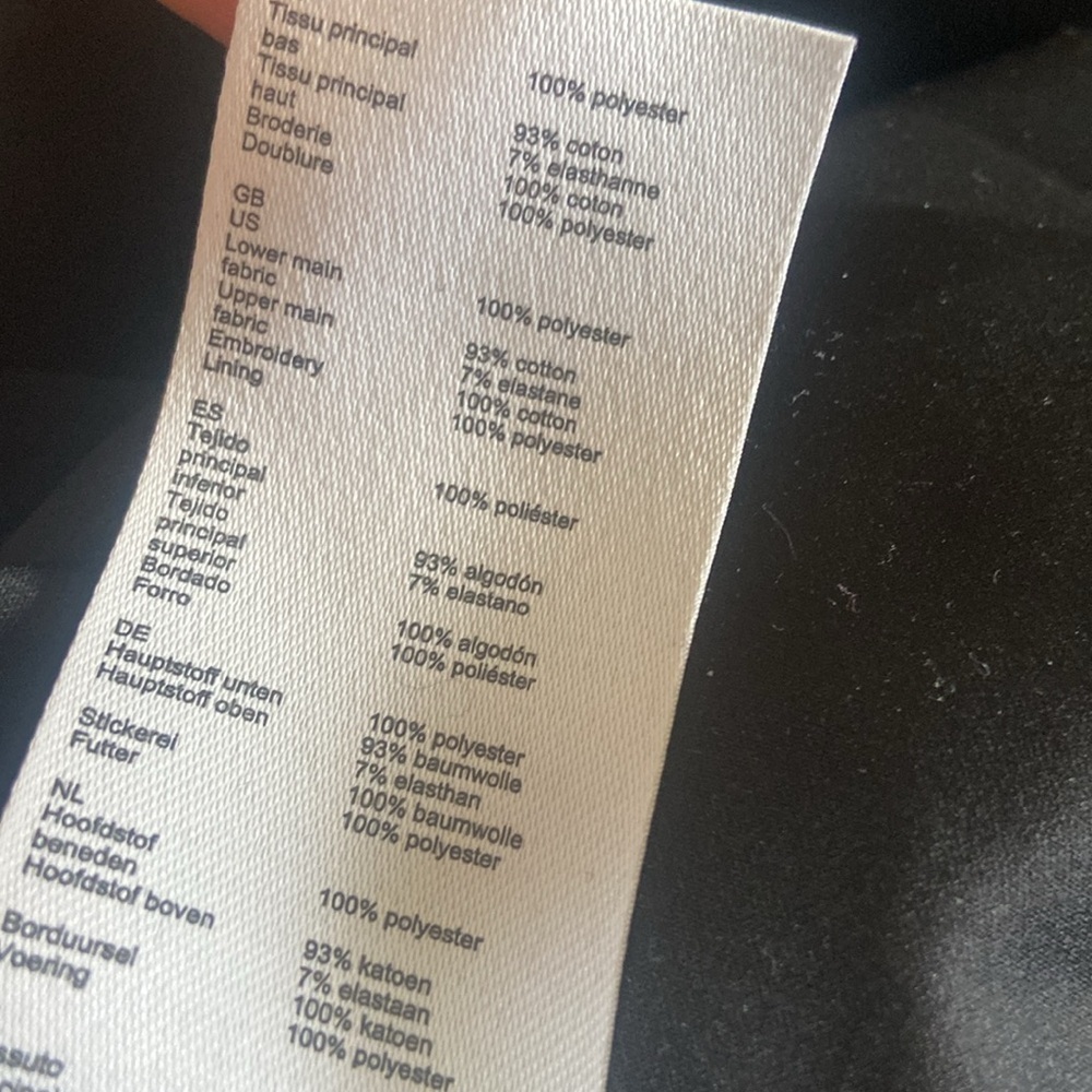 Maje Rivoli Micro-Floral Embroidered Midi Black Dress French Size 38, US Size S - Picture 10 of 10